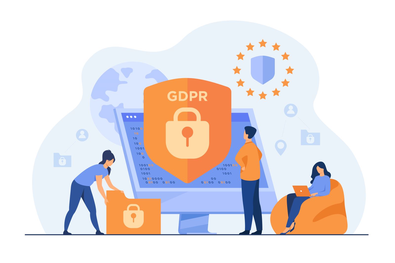 網站中英文隱私權政策範本，Facebook 登入可用，與歐美法規注意事項 (Privacy Policy)
